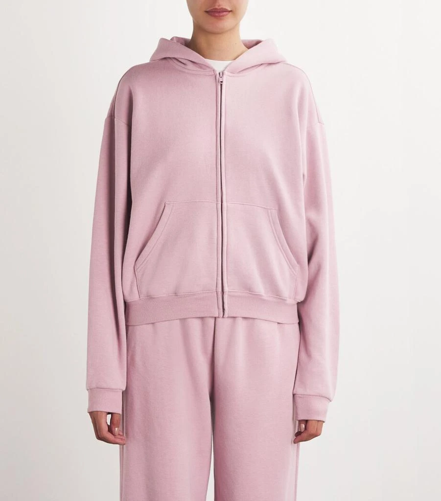SKIMS Cotton-Blend Fleece Hoodie 3