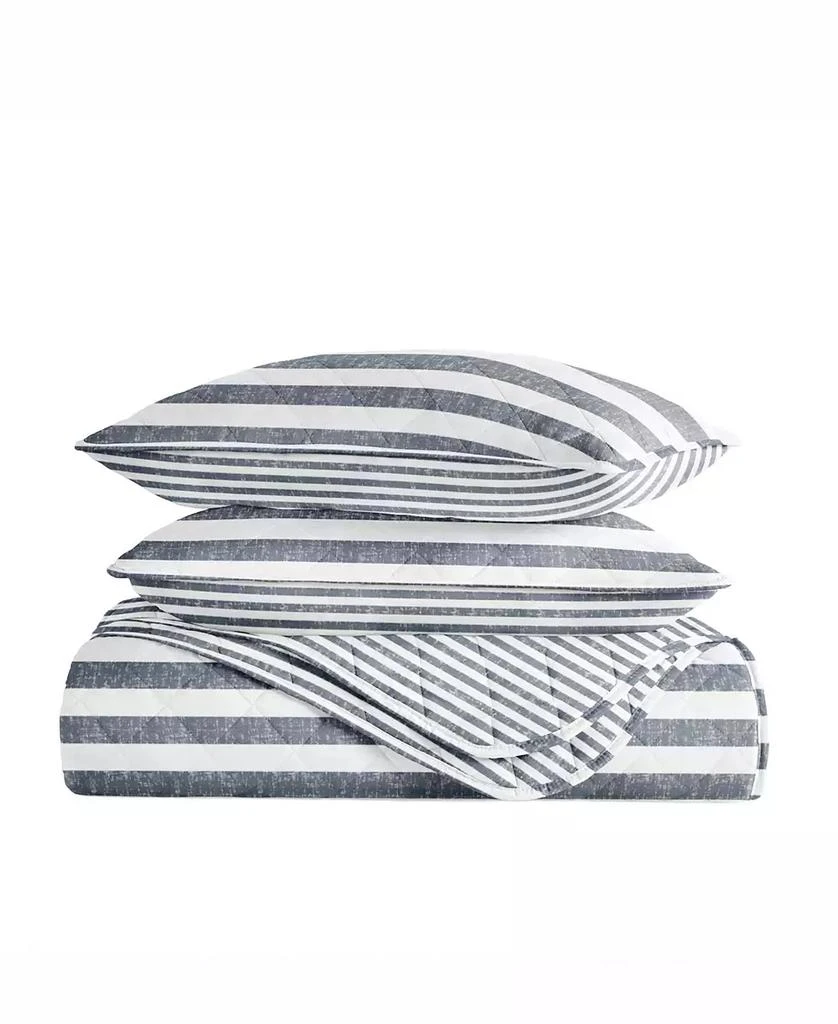 IENJOY HOME Classic Stripe Reversible 3-Pc. Quilt Set 4