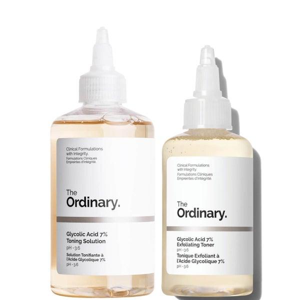 The Ordinary The Ordinary's Glycolic Acid 7% Exfoliating Toner Home and Away Bundle