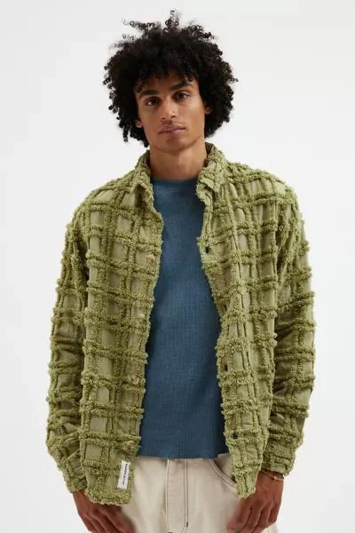 Native Youth Native Youth Durst Fringe Plaid Long Sleeve Button-Down Shirt 1