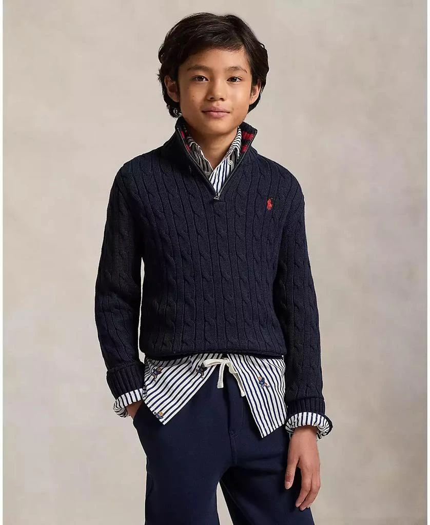 Ralph Lauren Boys
 8-20 Quarter-Zip Sweater
