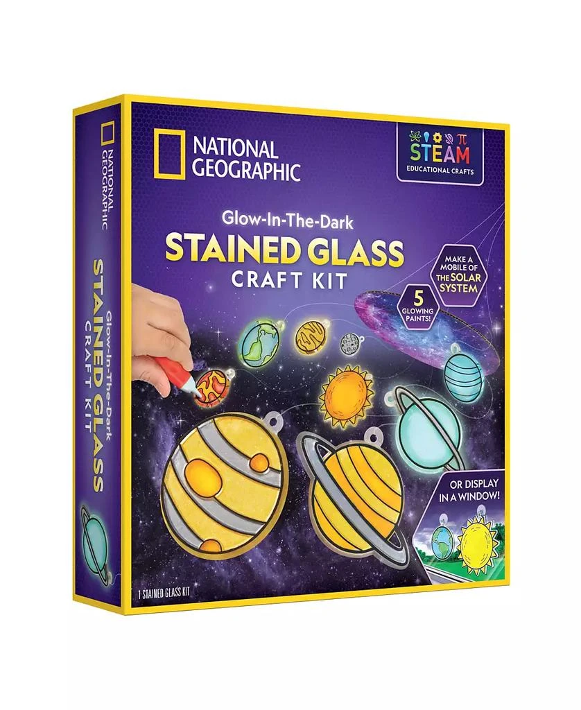 National Geographic Stained Glass Solar System Craft Kit 2