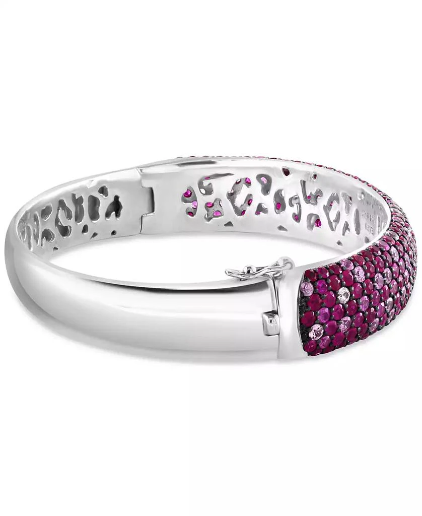 Effy Ruby (7-1/3 ct. t.w.) 
Pink Sapphire (7-1/3 ct. t.w.) Ombré Bangle Bracelet in Sterling Silver 3