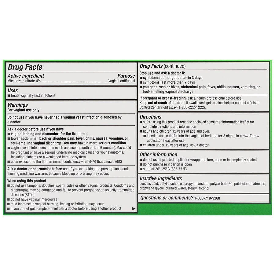 Walgreens Miconazole 3 Prefilled Applicators 4