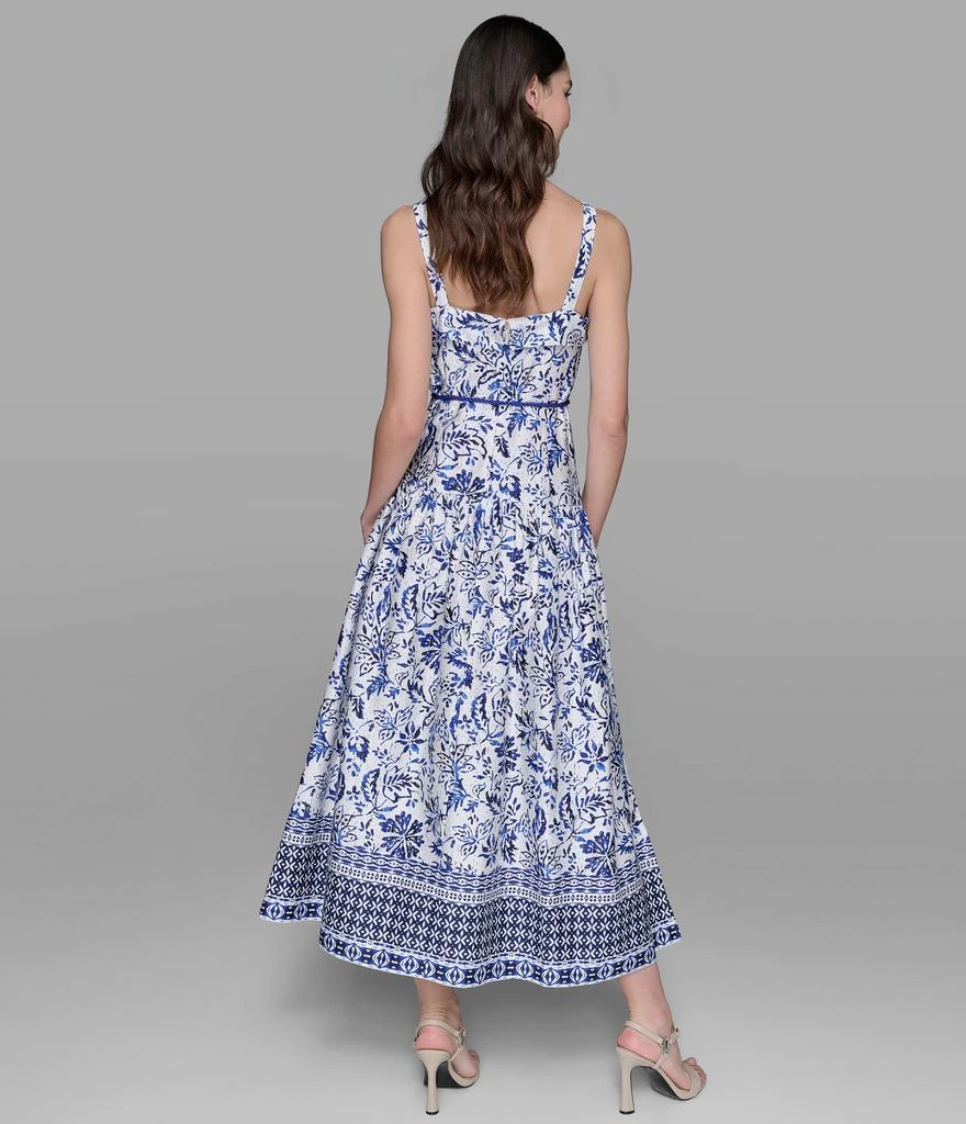 Karl Lagerfeld Paris PRINTED MAXI DRESS WITH BELT 2