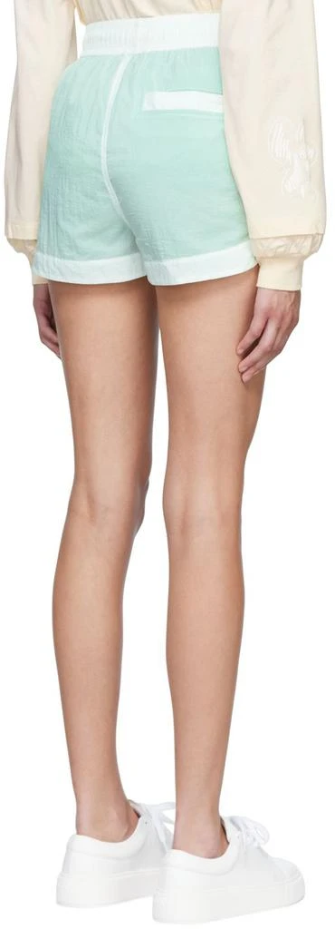 Ganni SSENSE Exclusive White Recycled Nylon Shorts 3