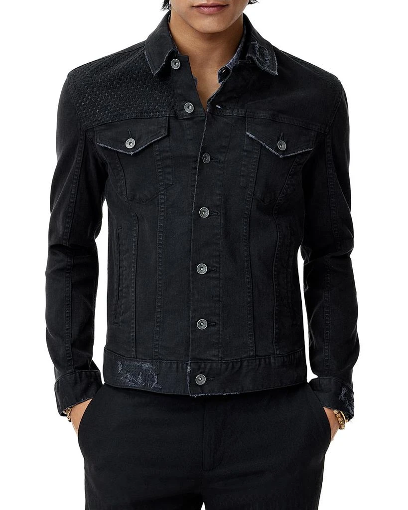 John Varvatos Wesley Distressed Trucker Jacket 1