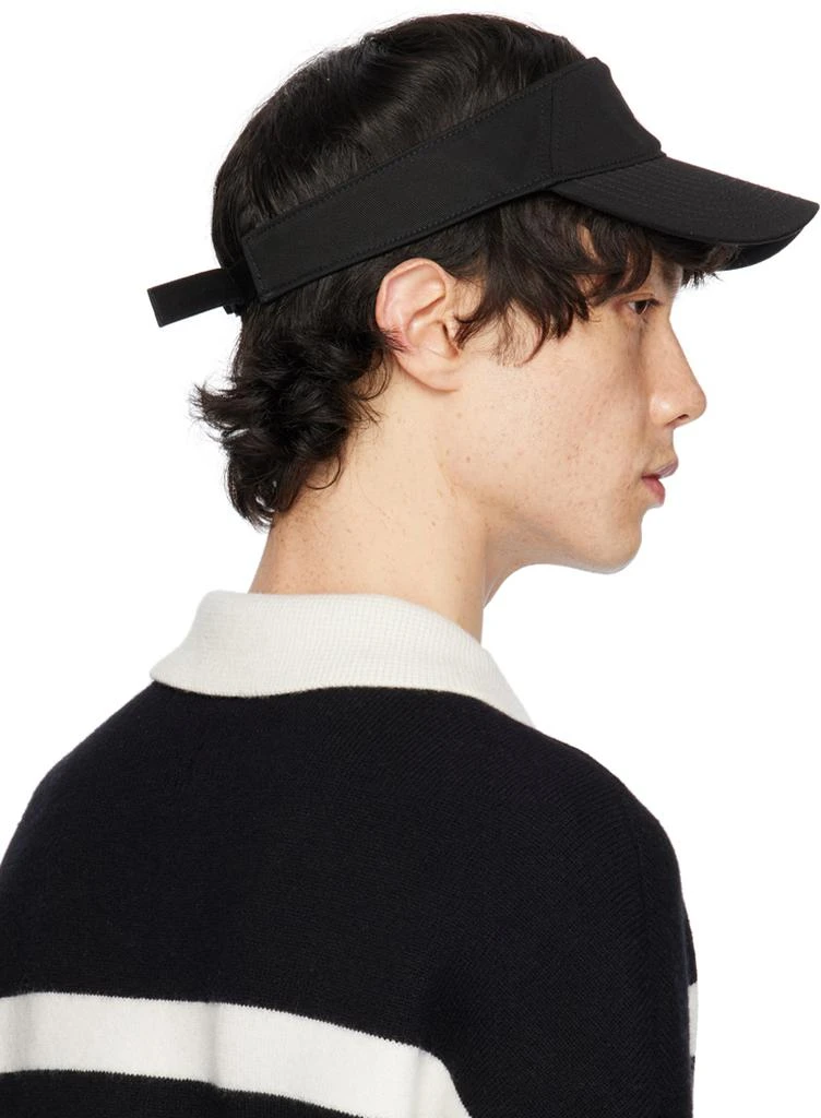JW Anderson Black Anchor Logo Visor 3