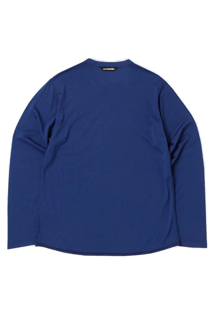 And Wander And Wander Crewneck Long-Sleeved T-Shirt 2