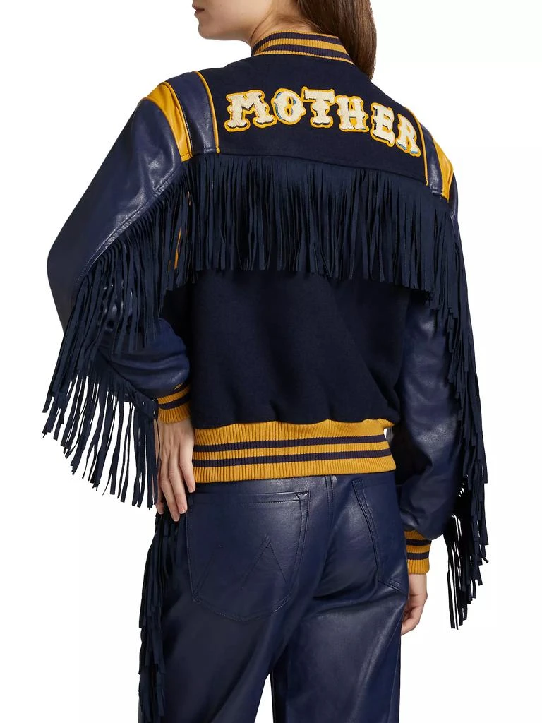 MOTHER The Fringe Team Spirit Varsity Jacket 5