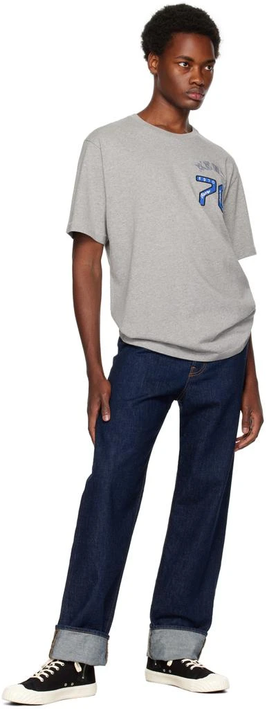 Kenzo Gray Kenzo Paris Academy T-Shirt 4