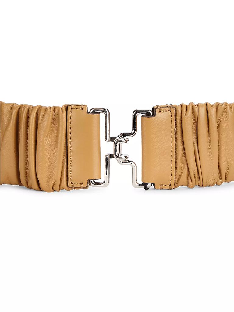 Fendi Leather Logo Belt