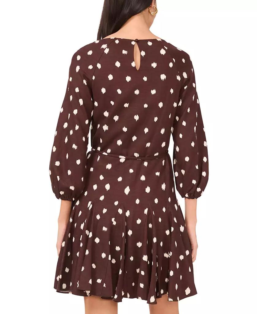 1. State Women's 3/4-Sleeve Dot Mini Dress