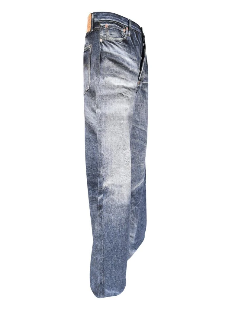 Junya Watanabe Junya Watanabe Trompe L'oeil-Printed Logo Patch Jeans 3
