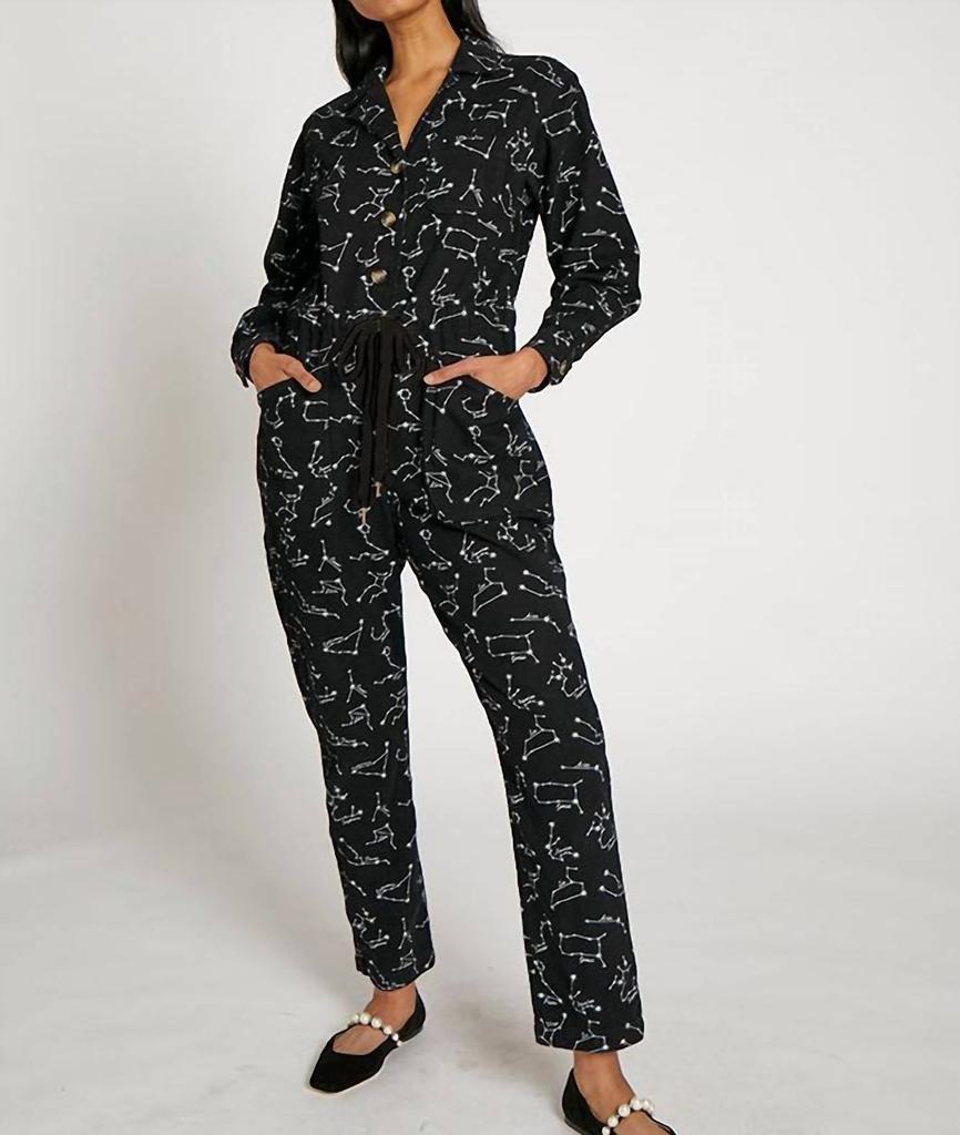 Rachel Antonoff Ziggy Jumpsuit In Navy/white