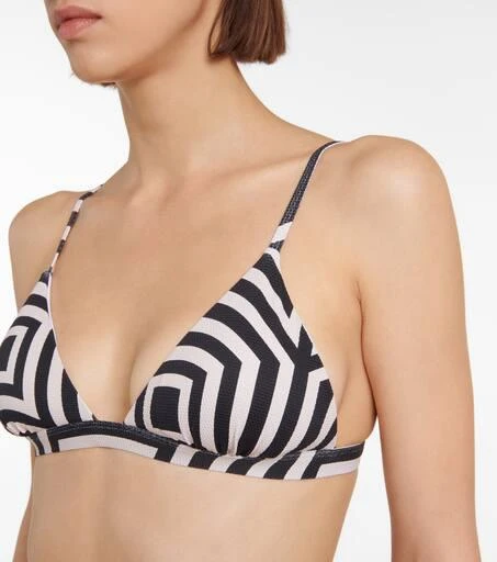 Alexandra Miro Sienna printed bikini top 4