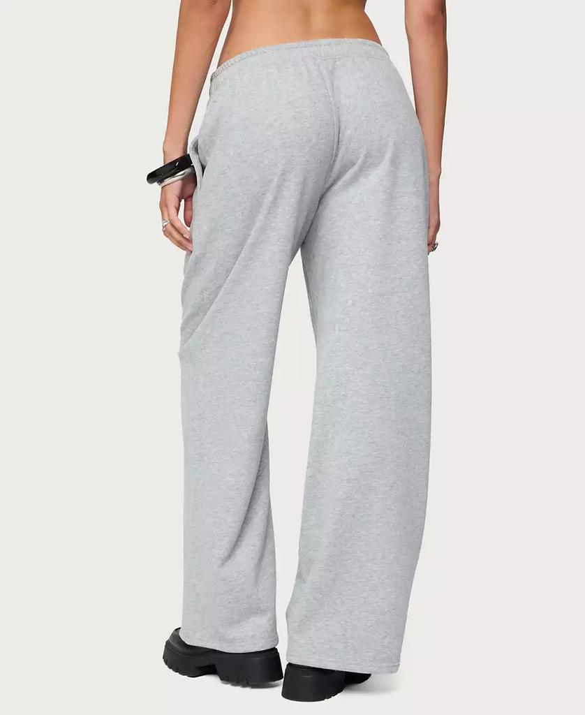 Edikted Women's Lorelle Wide Leg Sweatpants