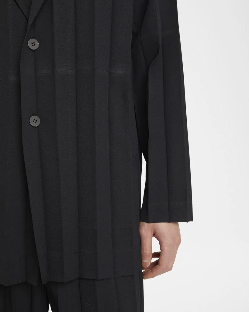 Homme Plisse Issey Miyake Men's Edge Pleated Sport Coat 6