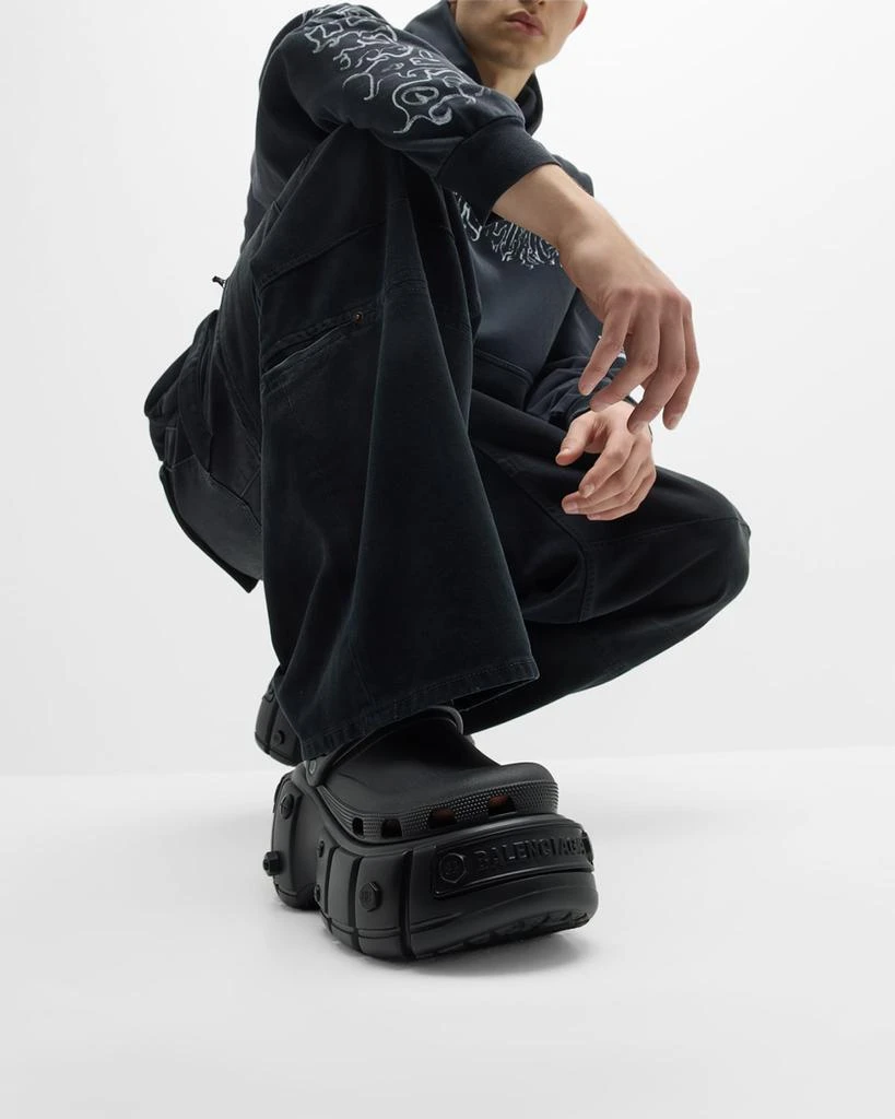 Balenciaga x Crocs™ Men's Hardcrocs™ Platform Clogs 2