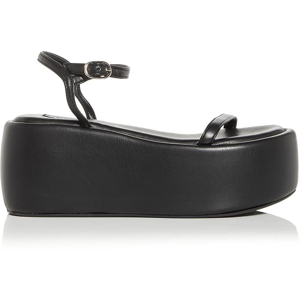 Simon Miller F211 High Raft Womens Faux Leather Chunky Platform Sandals