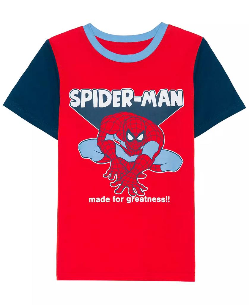 Spider-Man Spiderman Toddler and Little Boys Short Sleeve Graphic T-shirt