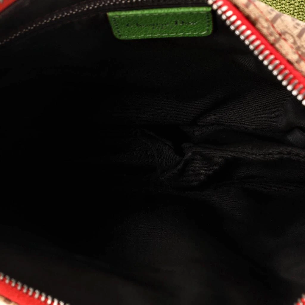 Dior Vintage Rasta Saddle Messenger Bag Diorissimo Canvas Medium 5