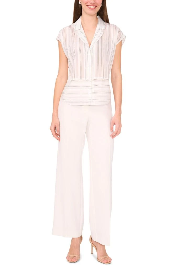 Halogen Stripe Button-Up Shirt 5