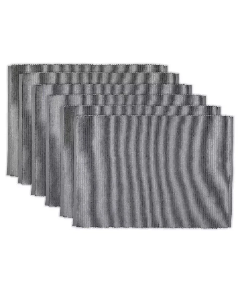 Design Imports Ribbed Placemat, Set of 6 1