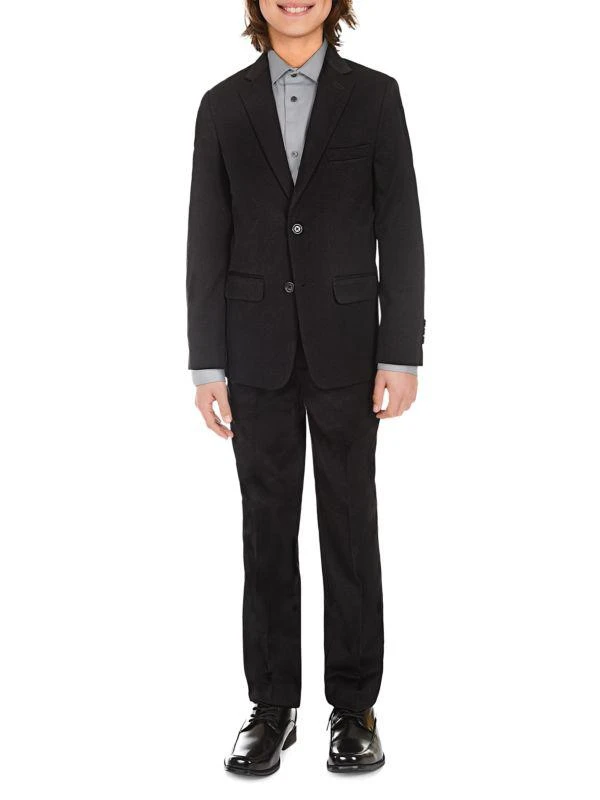 Calvin Klein Little Boy's 2-Piece Stretch Performance Suit 4