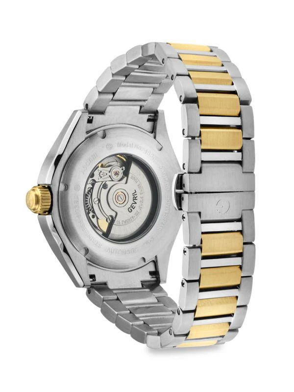 Gevril Ascari 42MM Two Tone Stainless Steel Automatic Watch 3