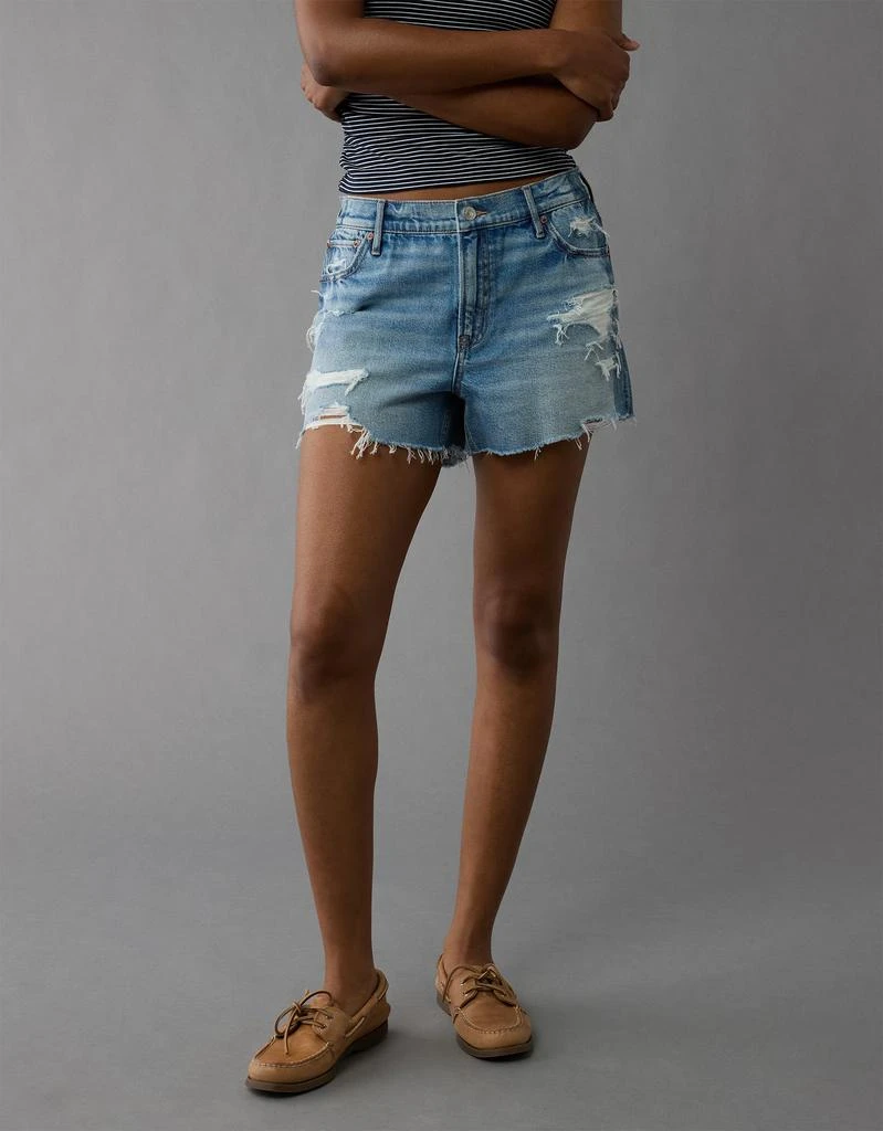 AE AE Strigid Super High-Waisted Relaxed Denim Short 1