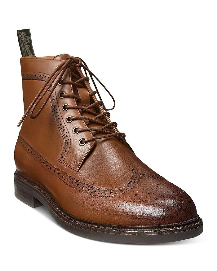 Ralph Lauren Men's Leather Wingtip Boots 1