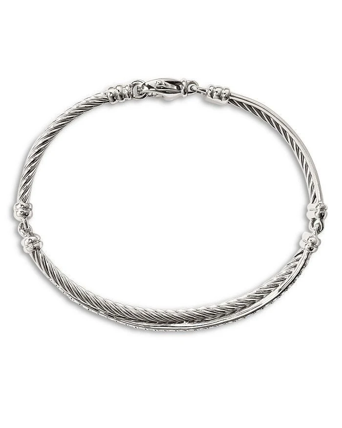 David Yurman Crossover Bracelet with Diamonds 4