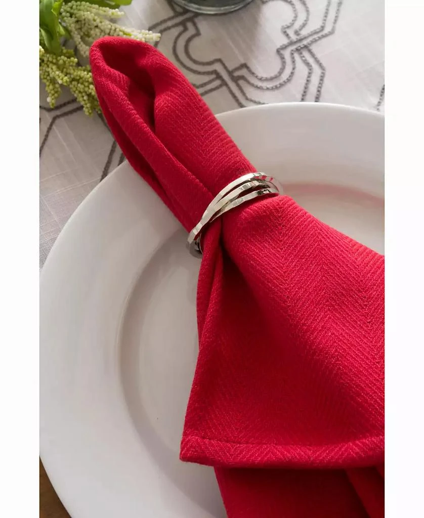 Design Imports Intertwined Napkin Ring Set of 6 7