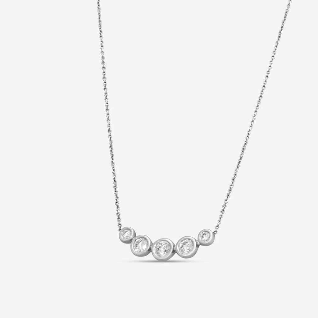 Roberto Coin Roberto Coin 18K White Gold Diamond Necklace 111023AWCHX0-copy 2