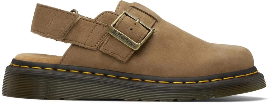 Dr. Martens Tan Jorge II Patchwork Slingback Mules 1