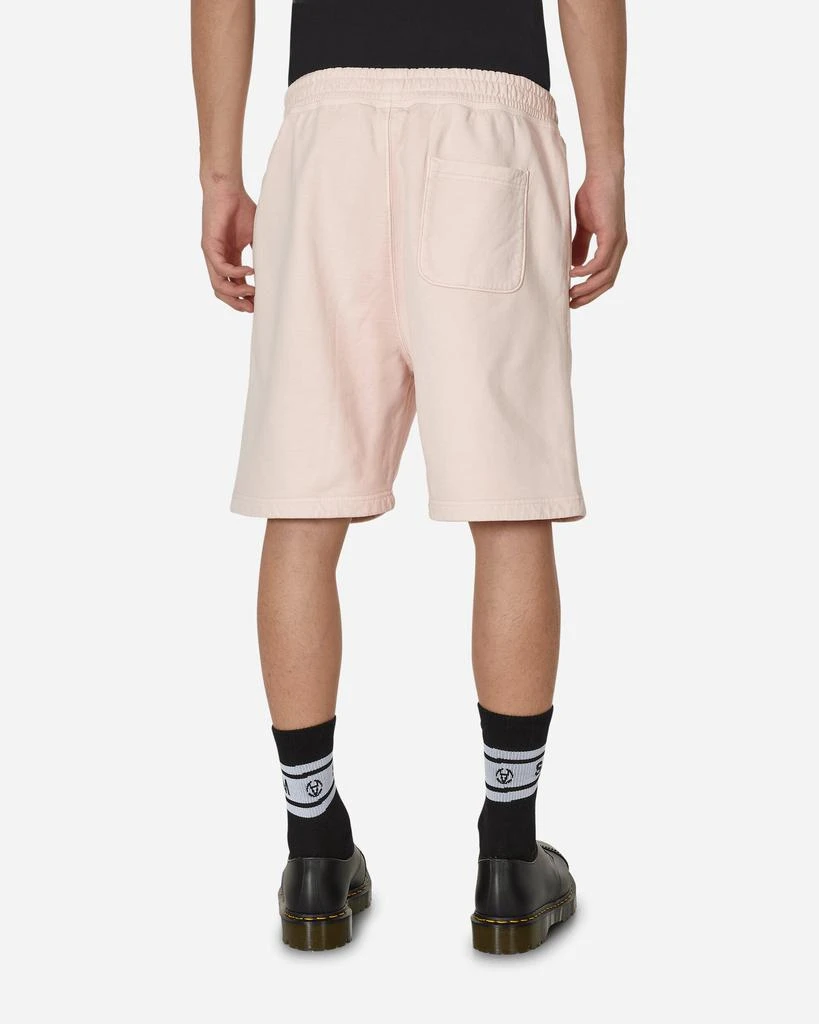 STUSSY Overdyed Stock Logo Sweatshorts Light Pink 3