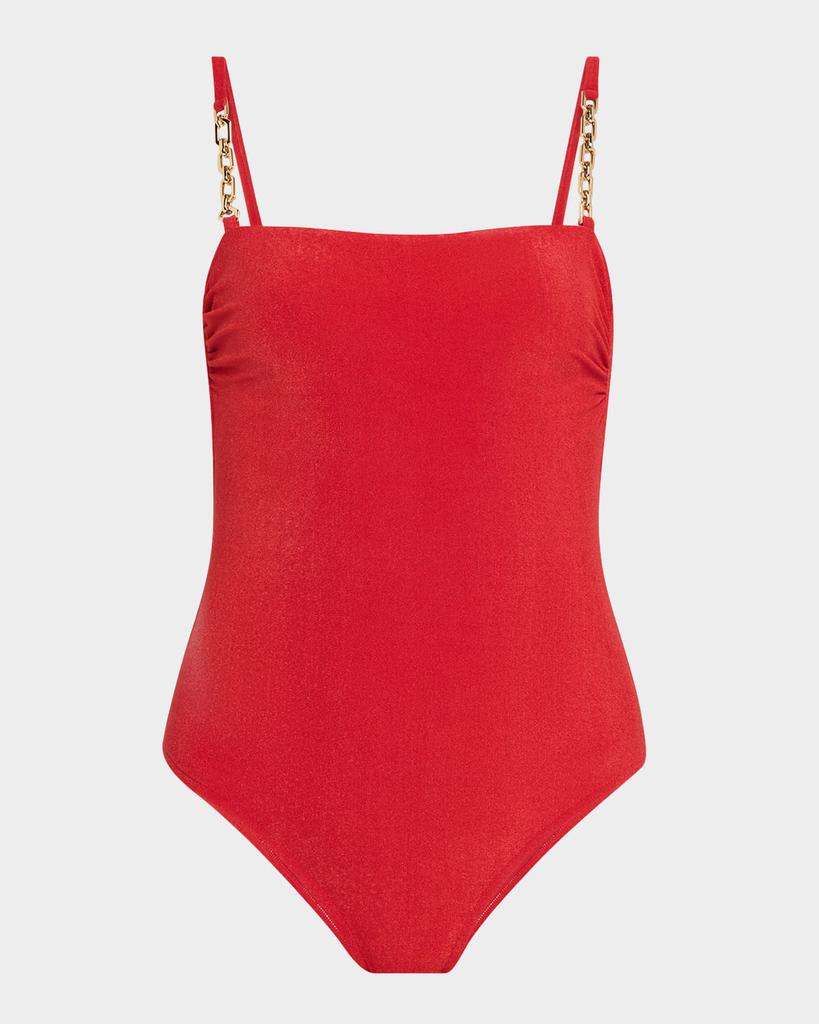 LENNY NIEMEYER Chain-Strap One-Piece Swimsuit