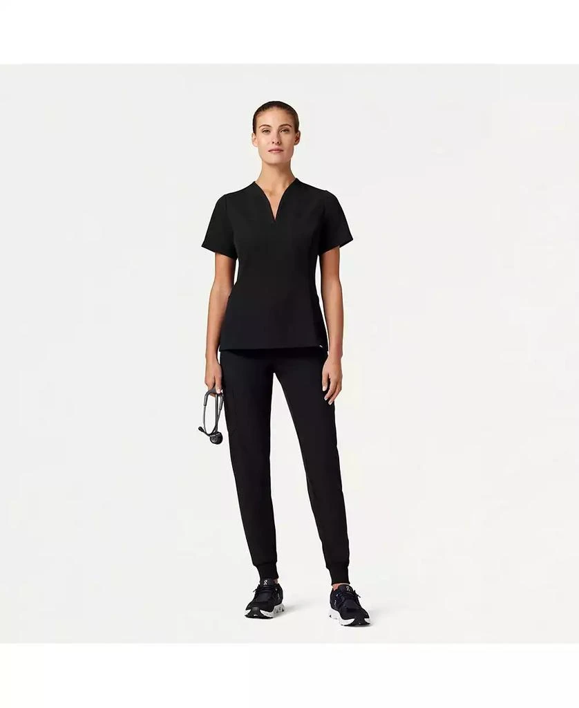 Jaanuu Women's Silex 6-Pocket Slim Mid-Rise Scrub Jogger 3