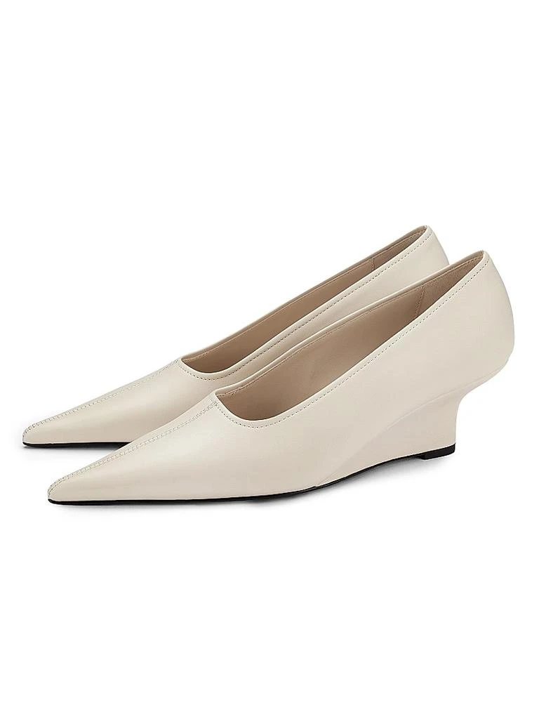 Totême Sharp 55MM Nappa Leather Wedge Pumps 2