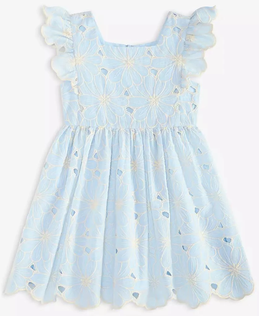 Rare Editions Toddler and Little Girls Enlarged Flora Eyelet Dress 4