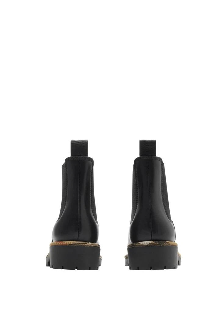 Burberry Leather gravel chelsea boots 3