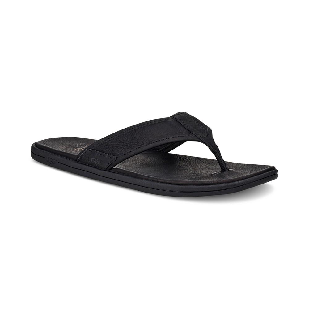 UGG® Men's Seaside Leather Lightweight Flip-Flop Sandal