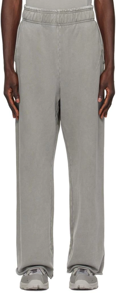 Entire Studios Gray Full Sweatpants XXS-WAIST-US-28 - Joggers 