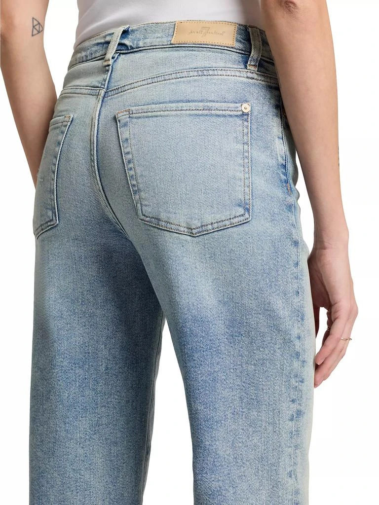 7 For All Mankind Alexa Cropped Wide-Leg Jeans 4