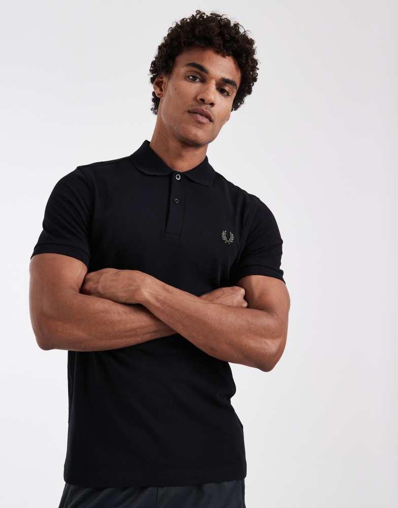 ERL Men's Double Sleeve Polo T-Shirt Black - Polo Shirts - Compare