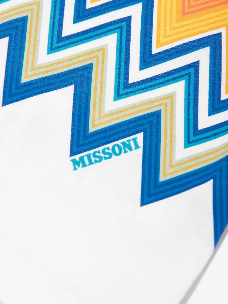 Missoni Baby Boys Zigzag Print T-Shirt in White 3