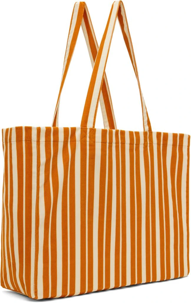 A.P.C. Orange & Off-White Tame Impala Edition Shopping Leash Tote 3