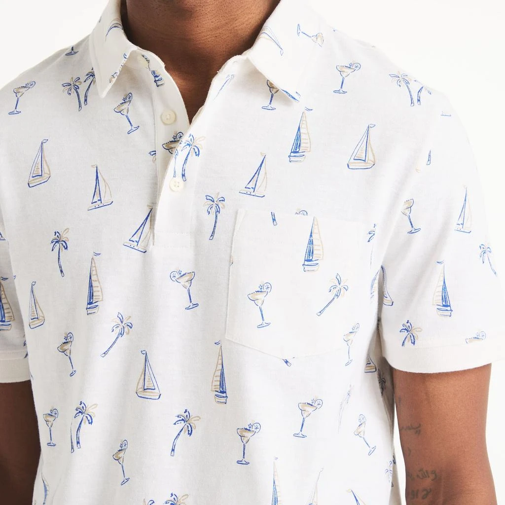 Nautica Mens Classic Fit Printed Polo 2