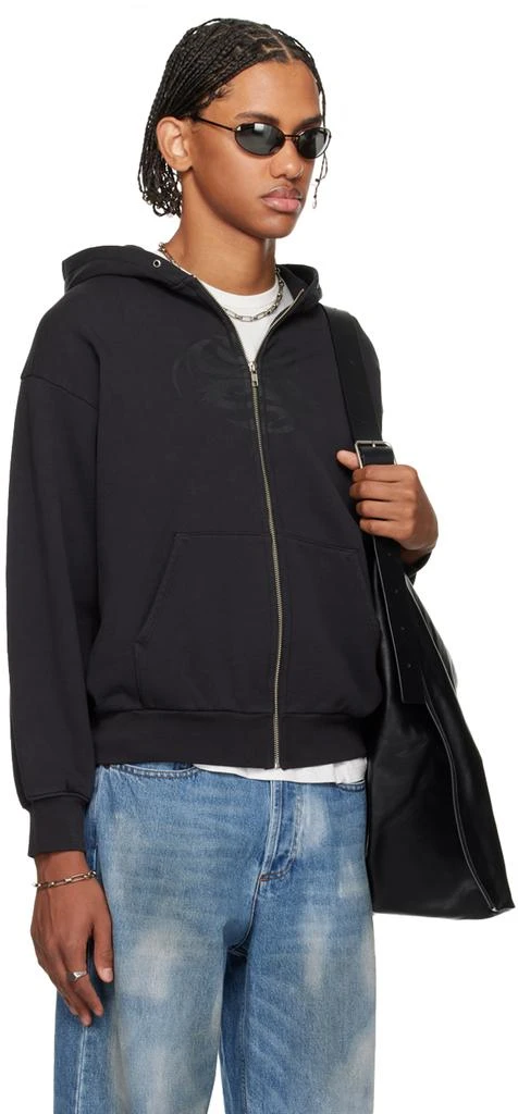 Still Kelly Black Printed-Graphic Hoodie 2
